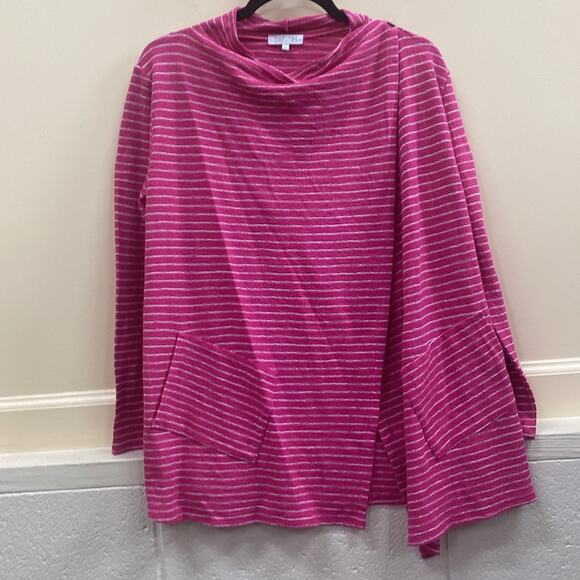 Habitat NWT Flamingo women’s size Small striped sweater - Picture 1 of 9
